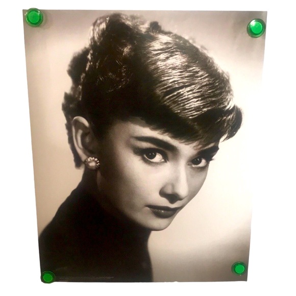 Import Images Audrey Hepburn Art Poster 15.75” x 19.5” - Picture 1 of 4